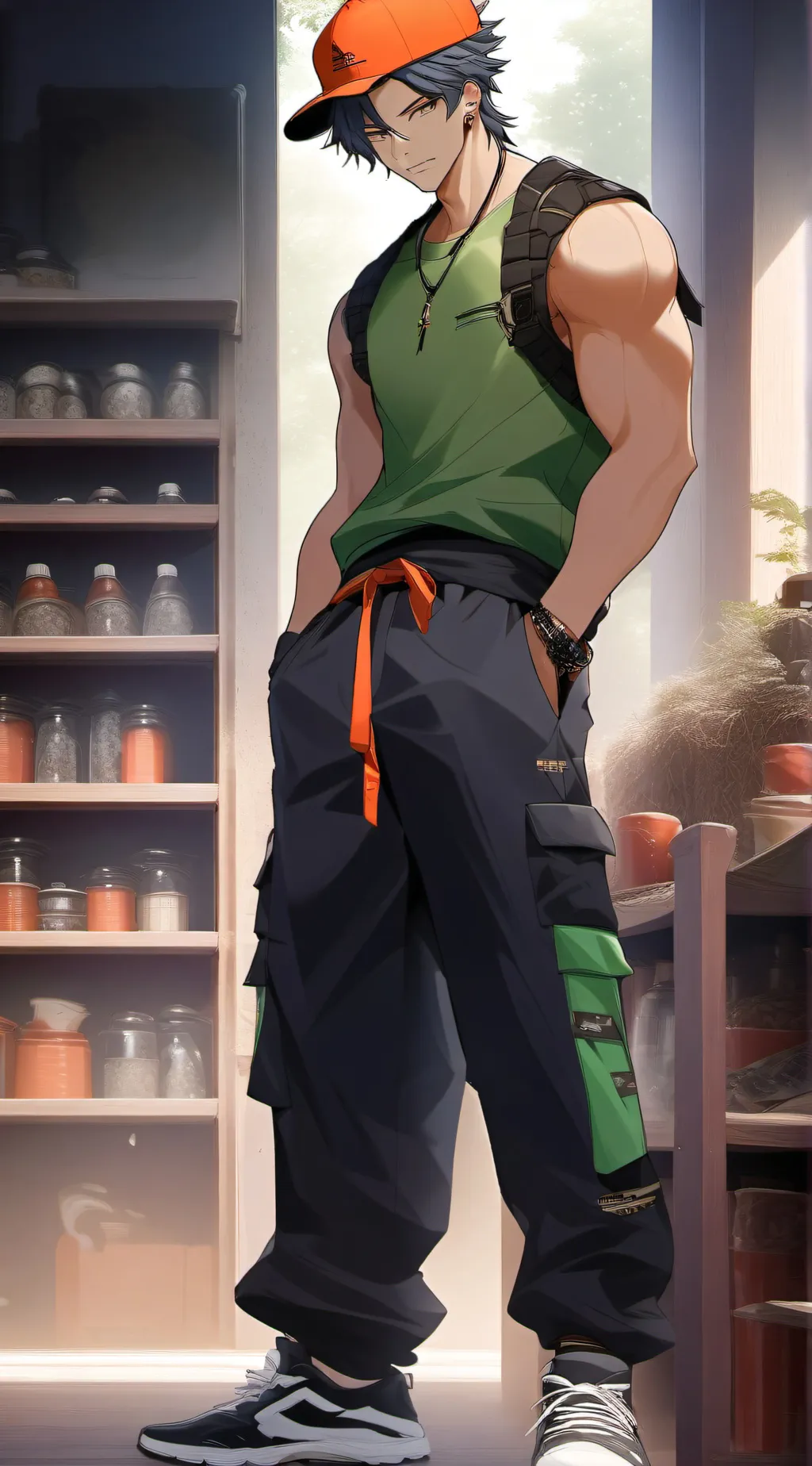 ai character: AJ Marley background