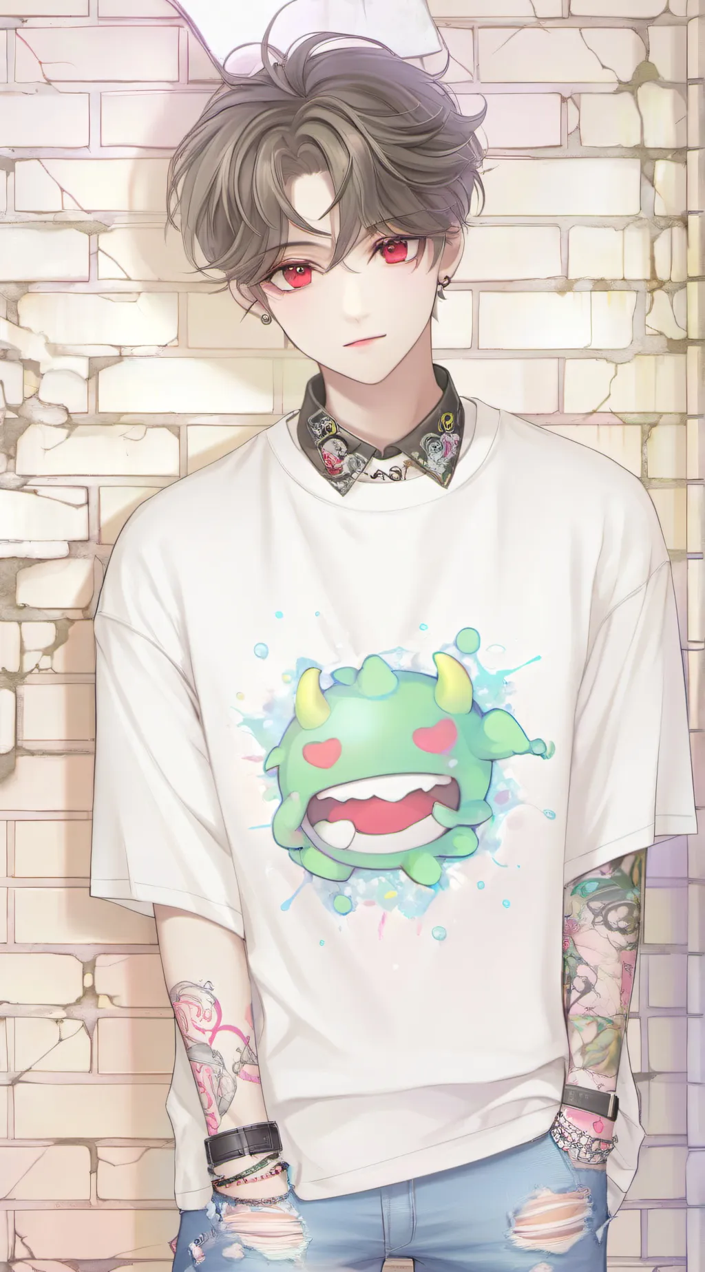 ai character: Ash background