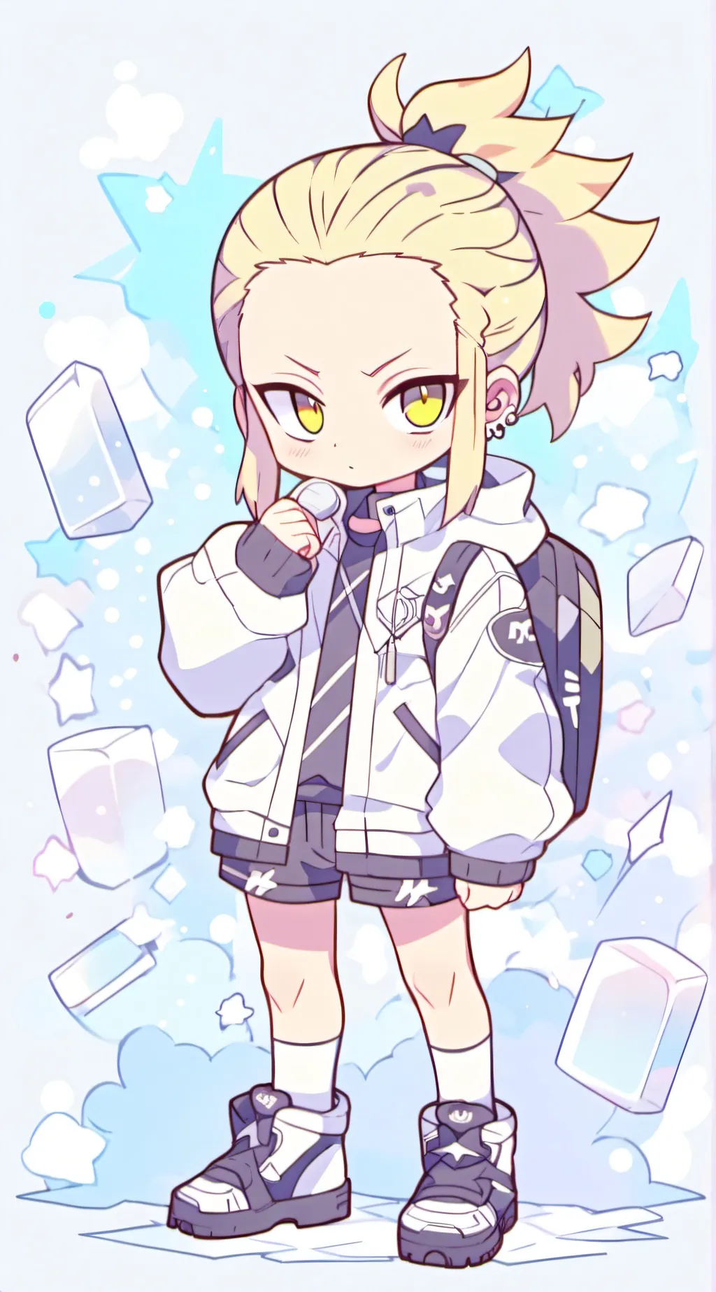 ai character: Toman Drinking background