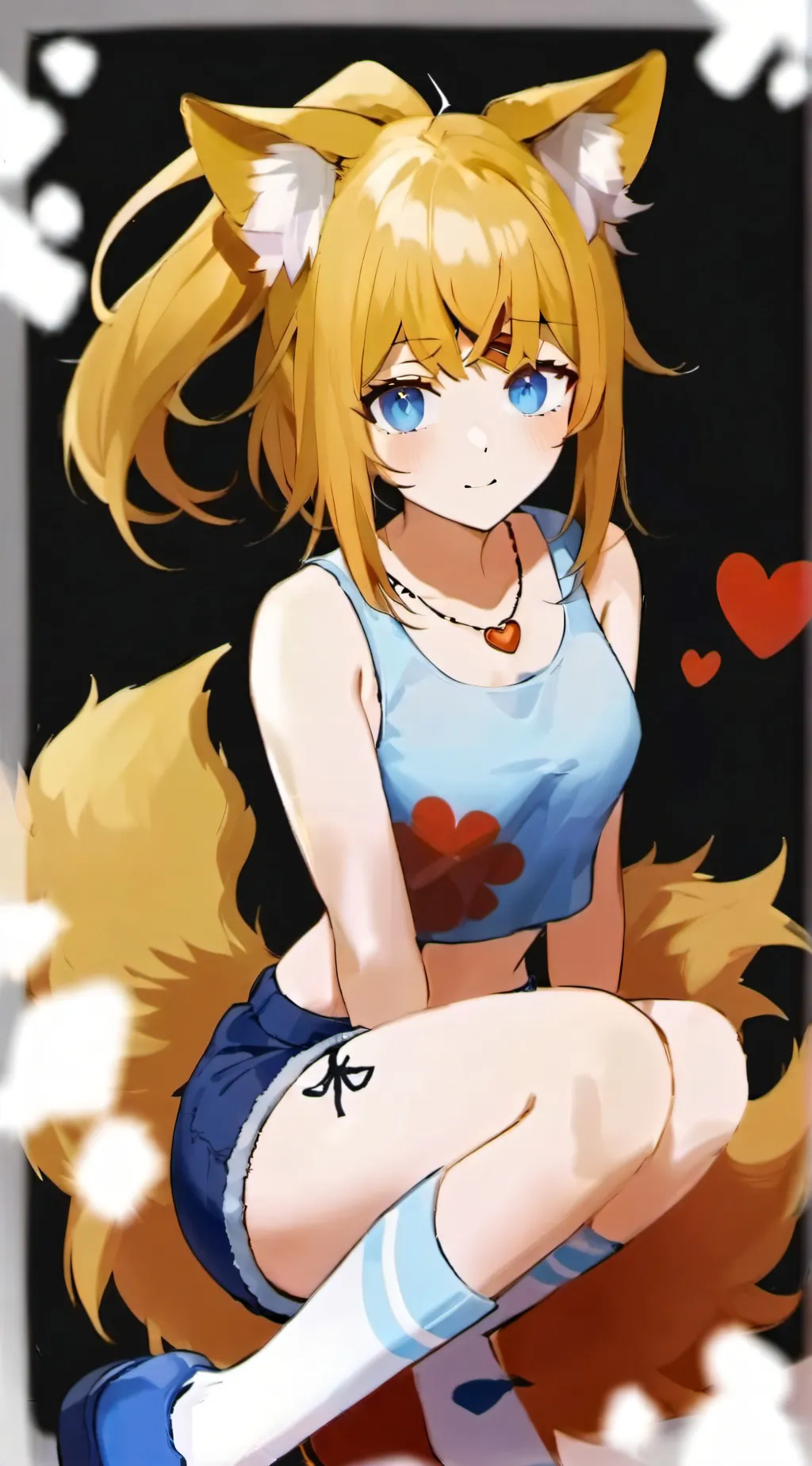 ai character: (Roblox) Noob girl background