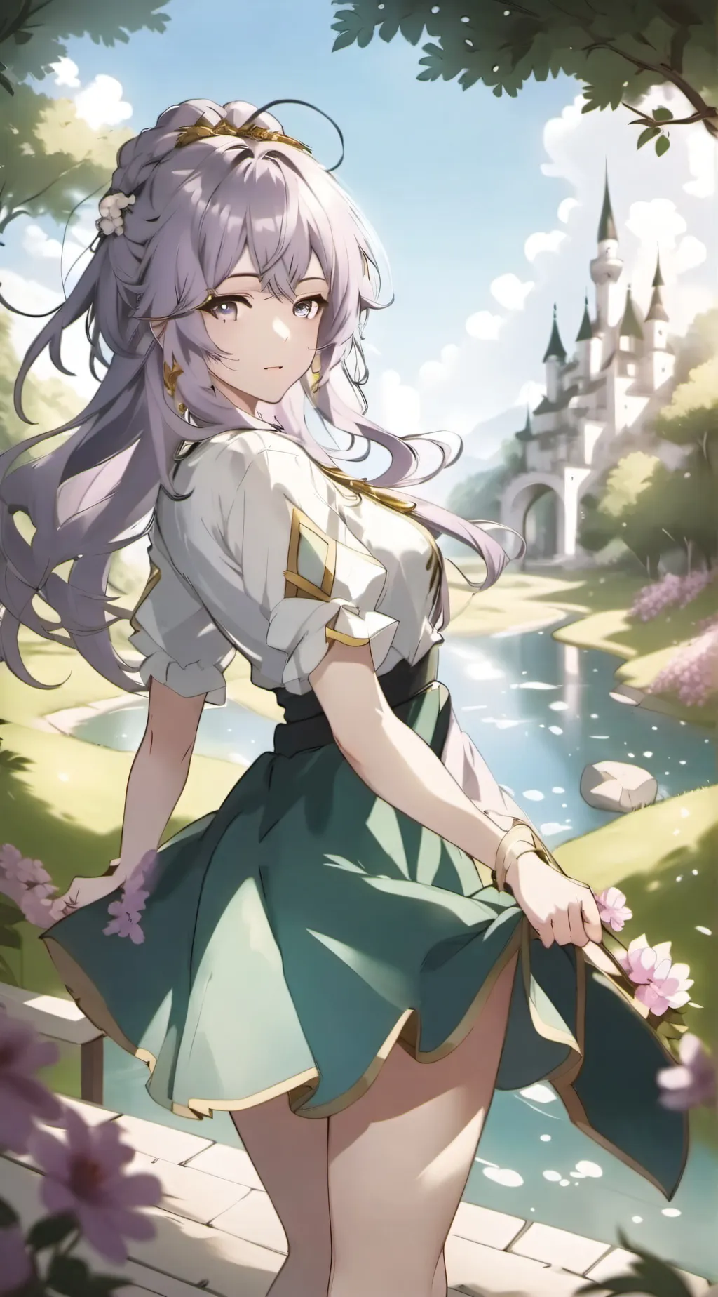 ai character: titan furry wolf background