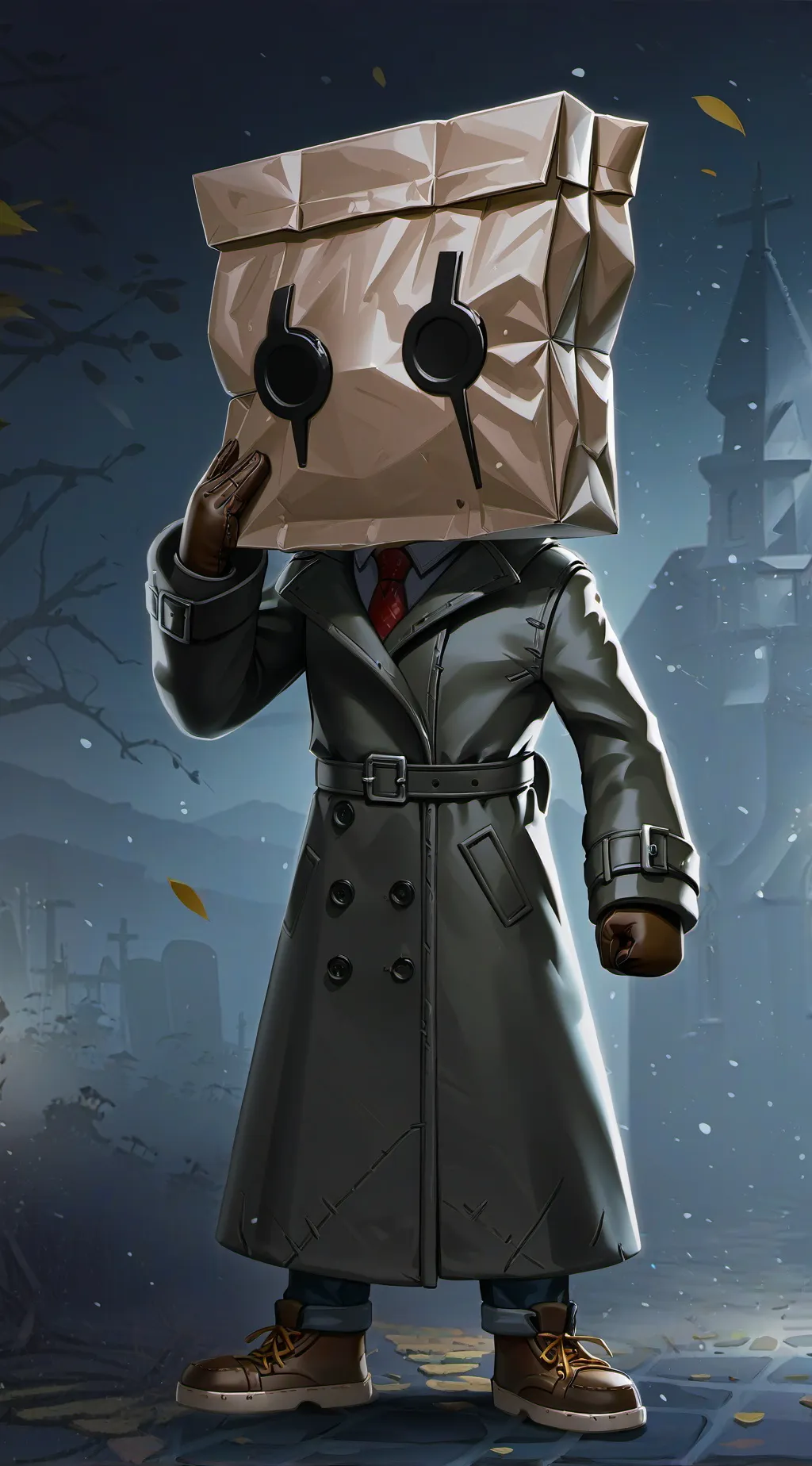 ai character: Mono background