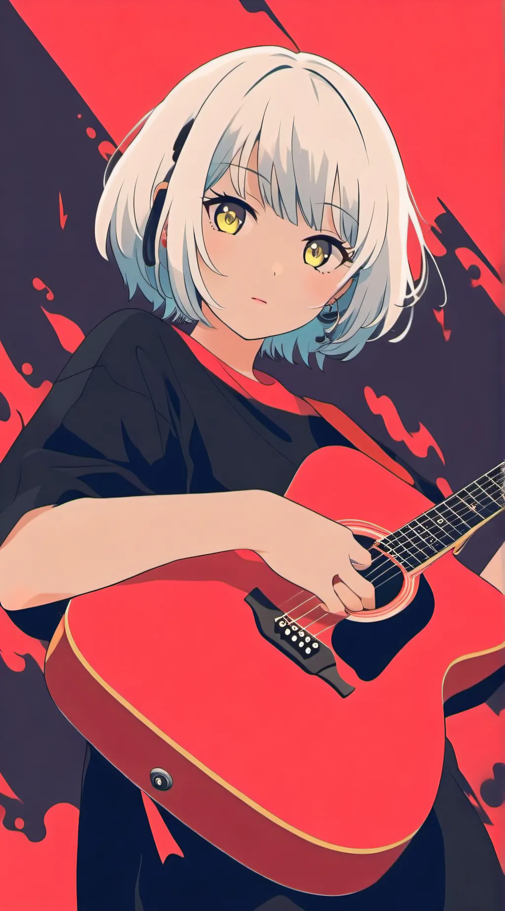 ai character: Raana Kaname  background