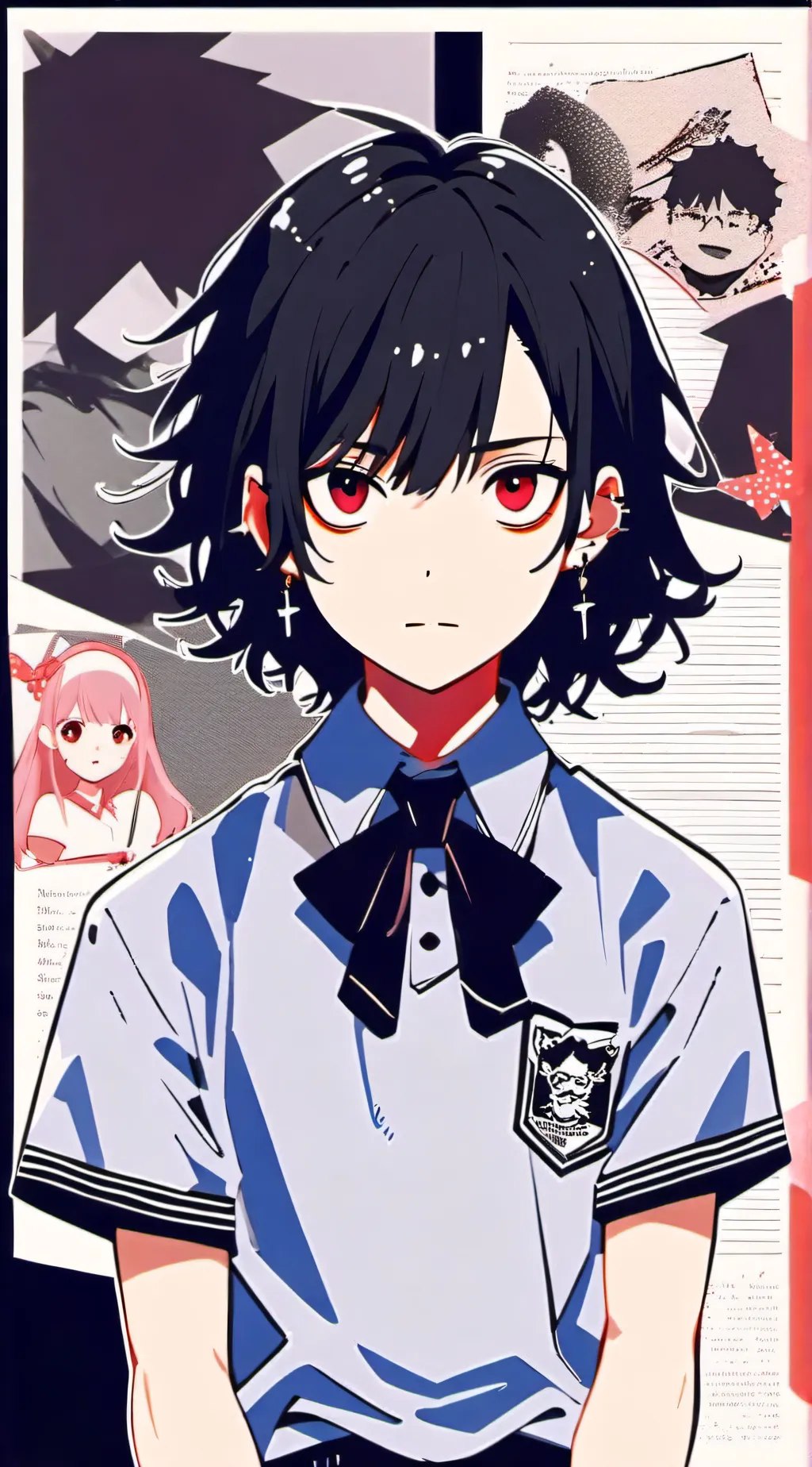 ai character: bully in mha background