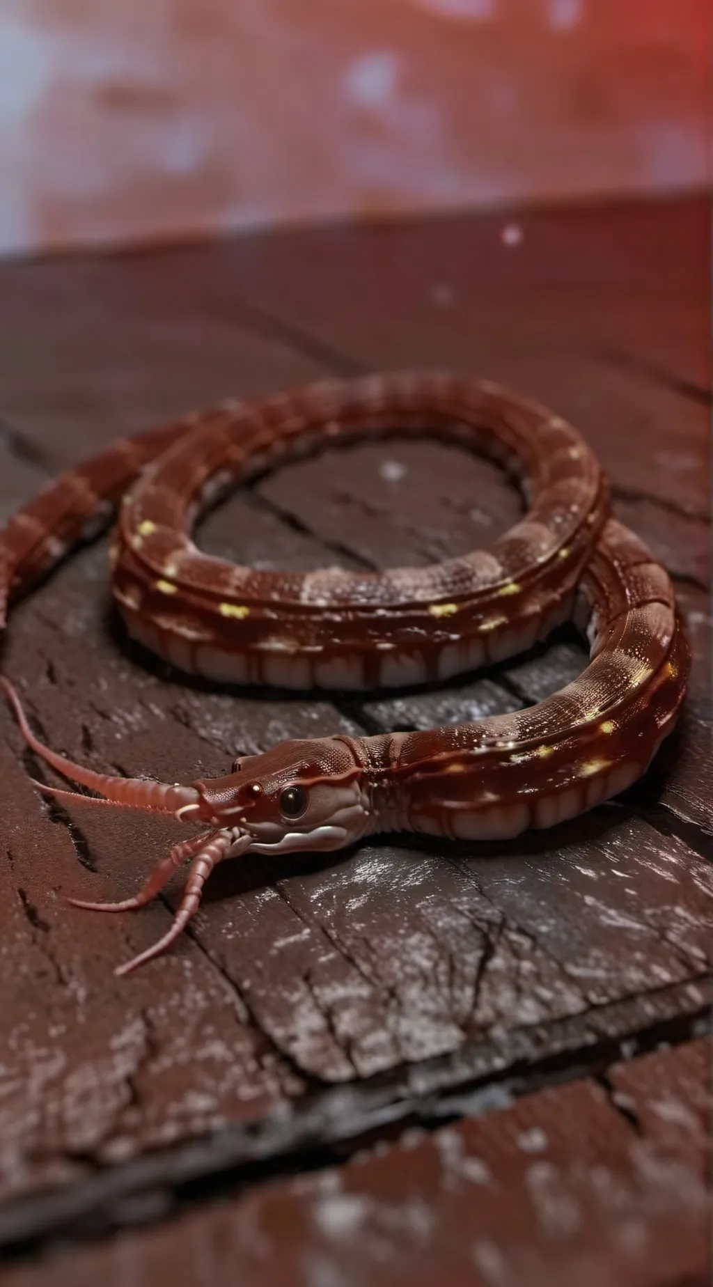 ai character: Khan worm background