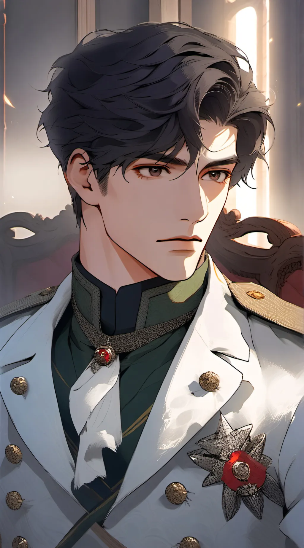 ai character: Gustavo Santos  background