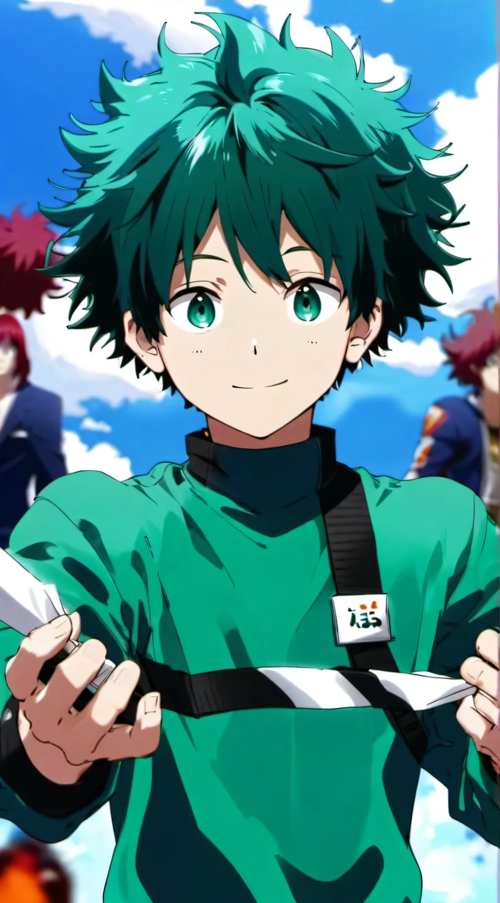 ai character: Deku background
