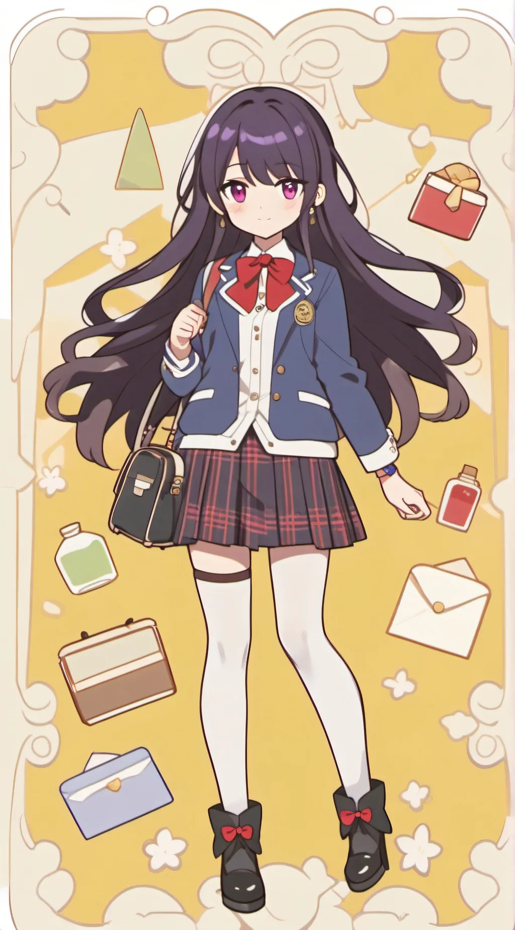 ai character: Shoko Komi background