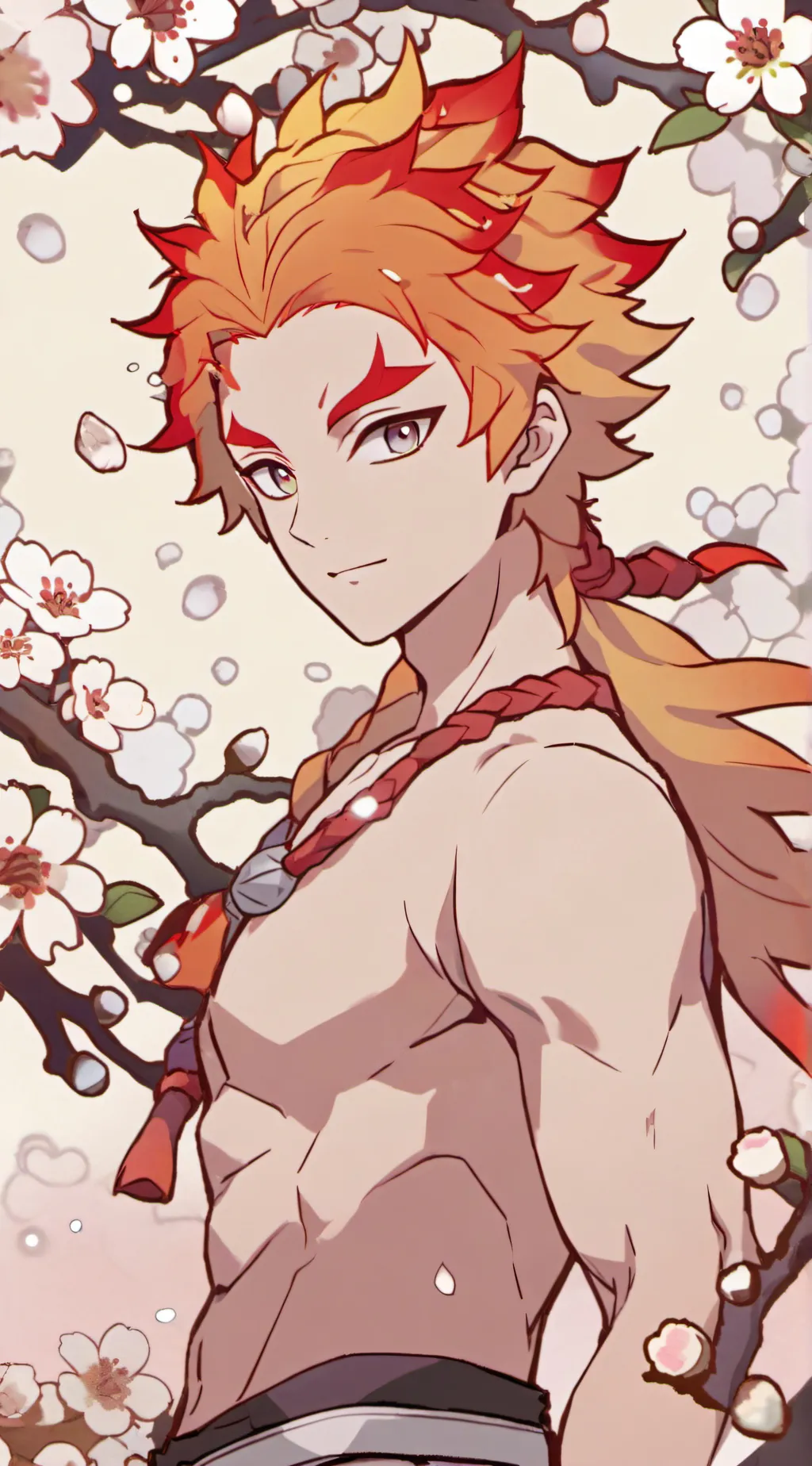 ai character: Kyojuro Rengoku background