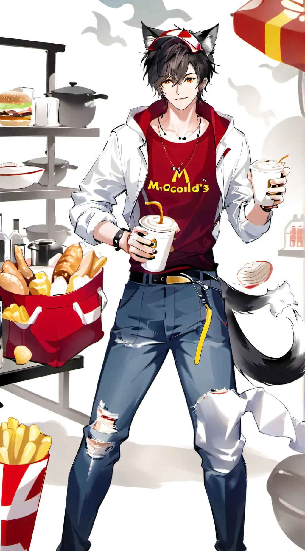 ai character: Max background