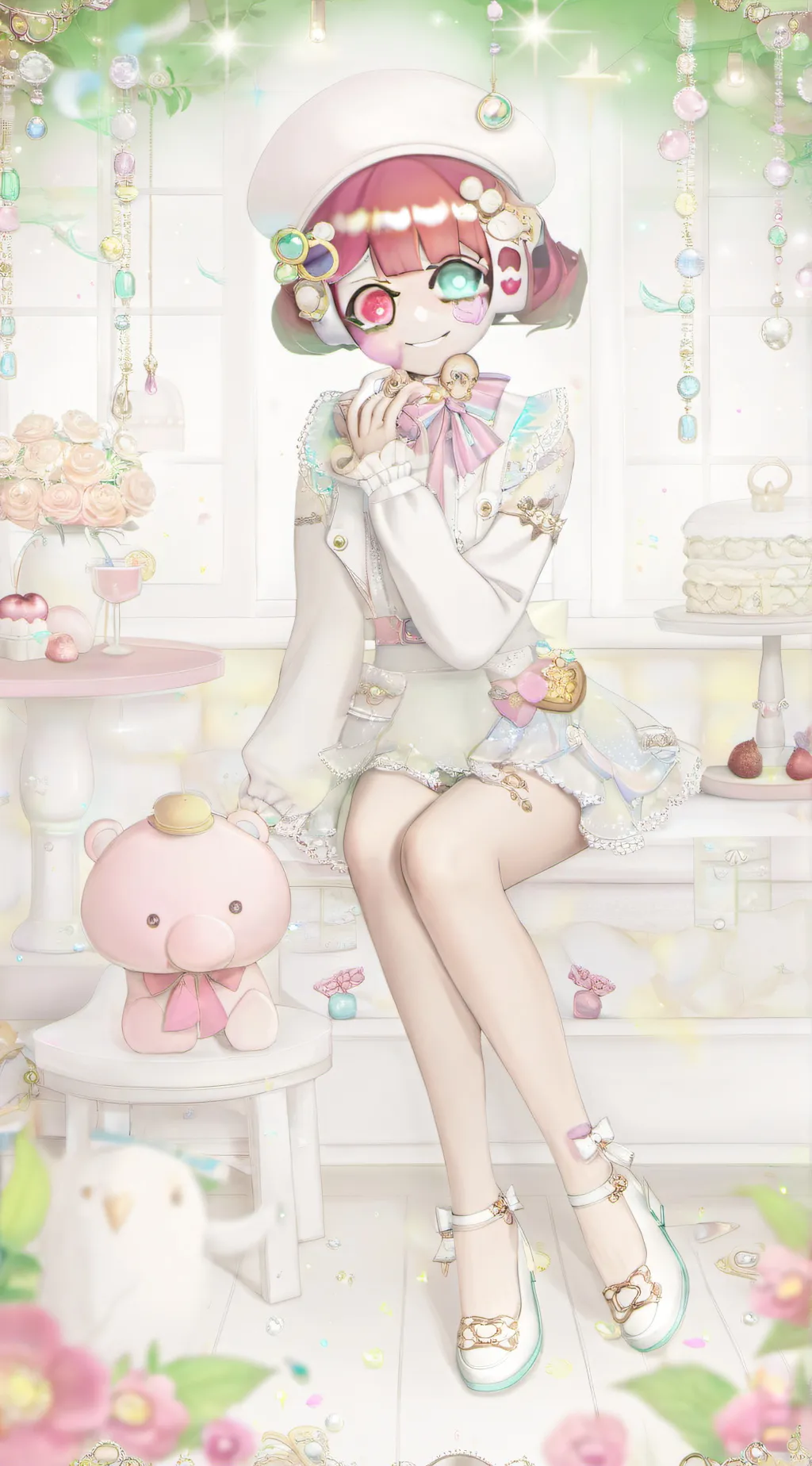 ai character: Put memes background