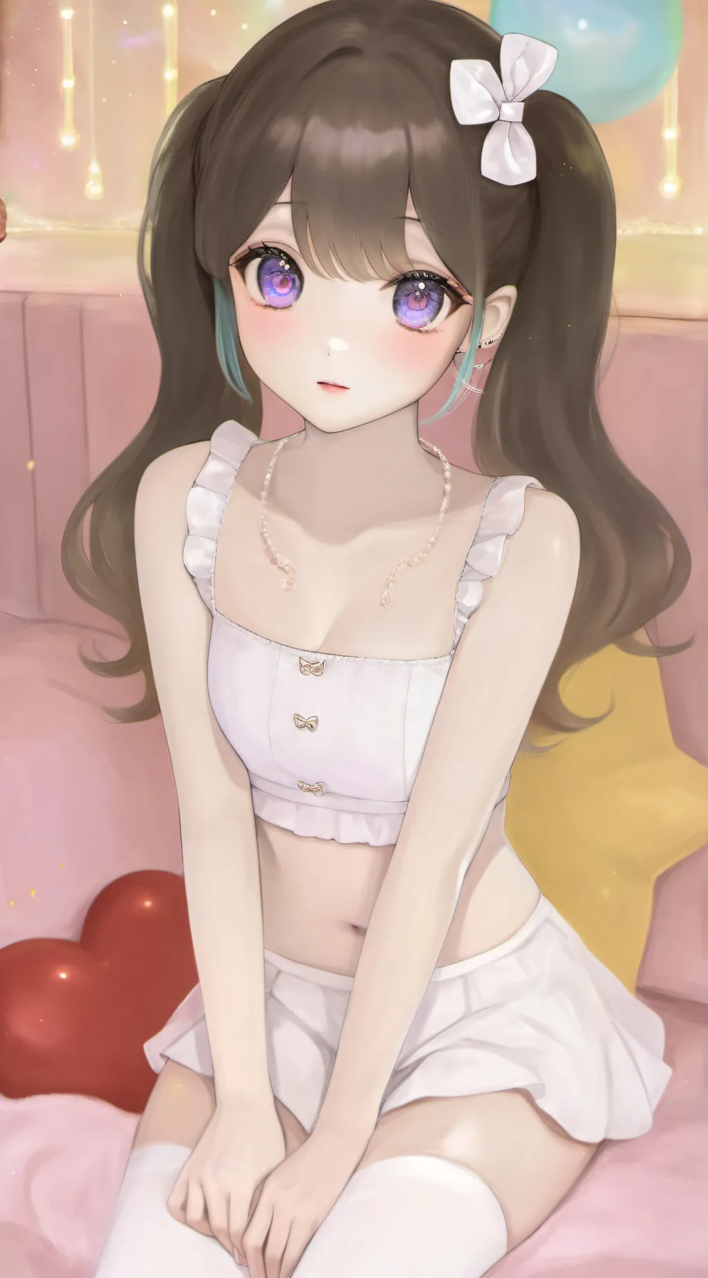 ai character: girls stomachgrowl background