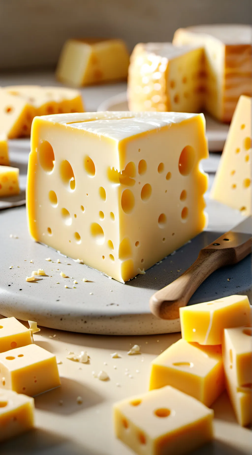 ai character: Cheese background
