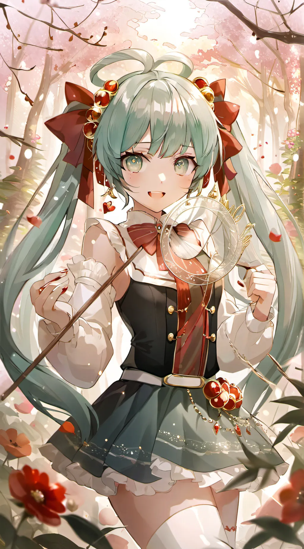 ai character: miku background