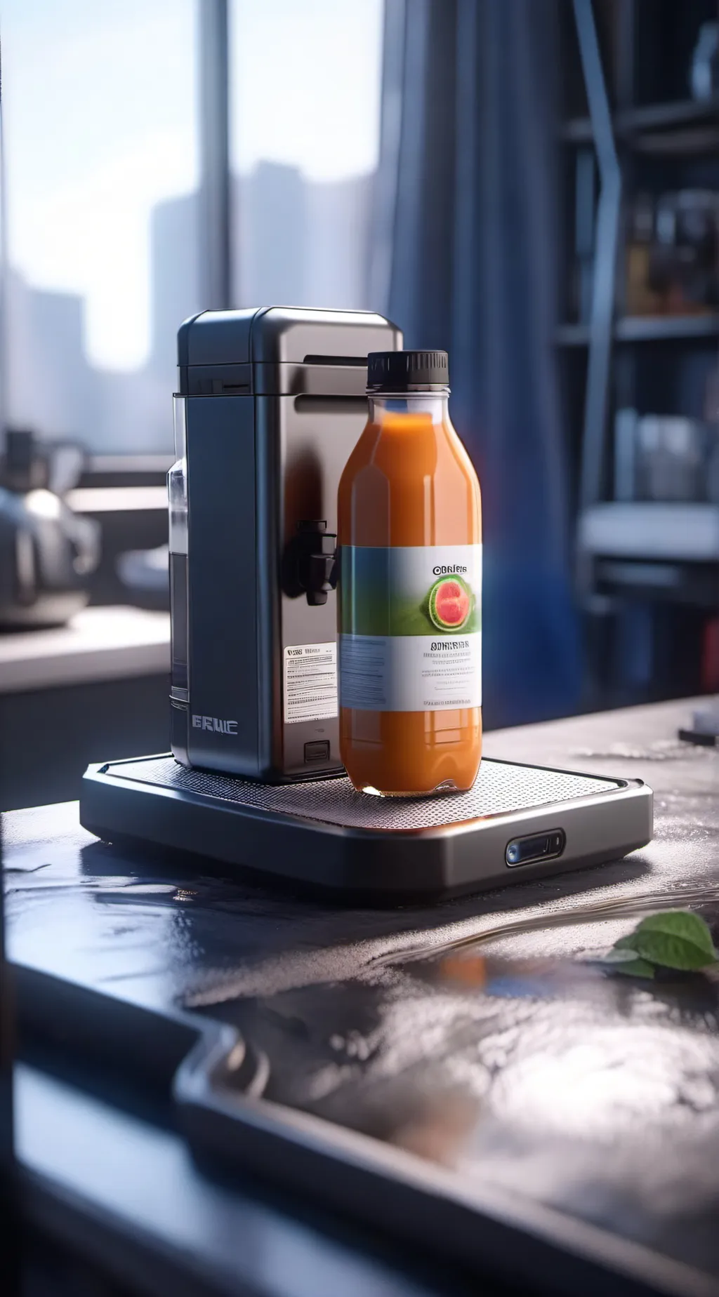 ai character: juice! background