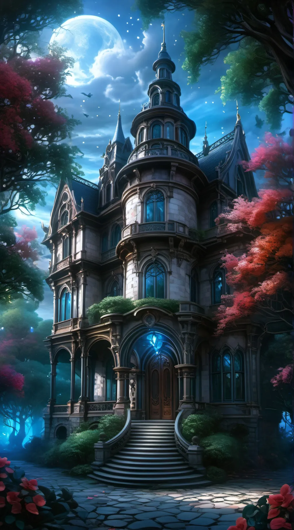 ai character: Malfoy manor  background