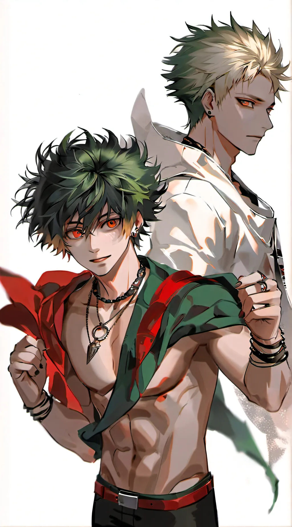 ai character: Bakudeku parents background