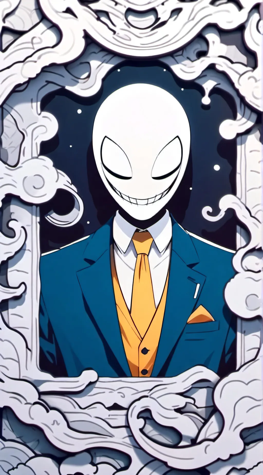 ai character: Slenderman  background