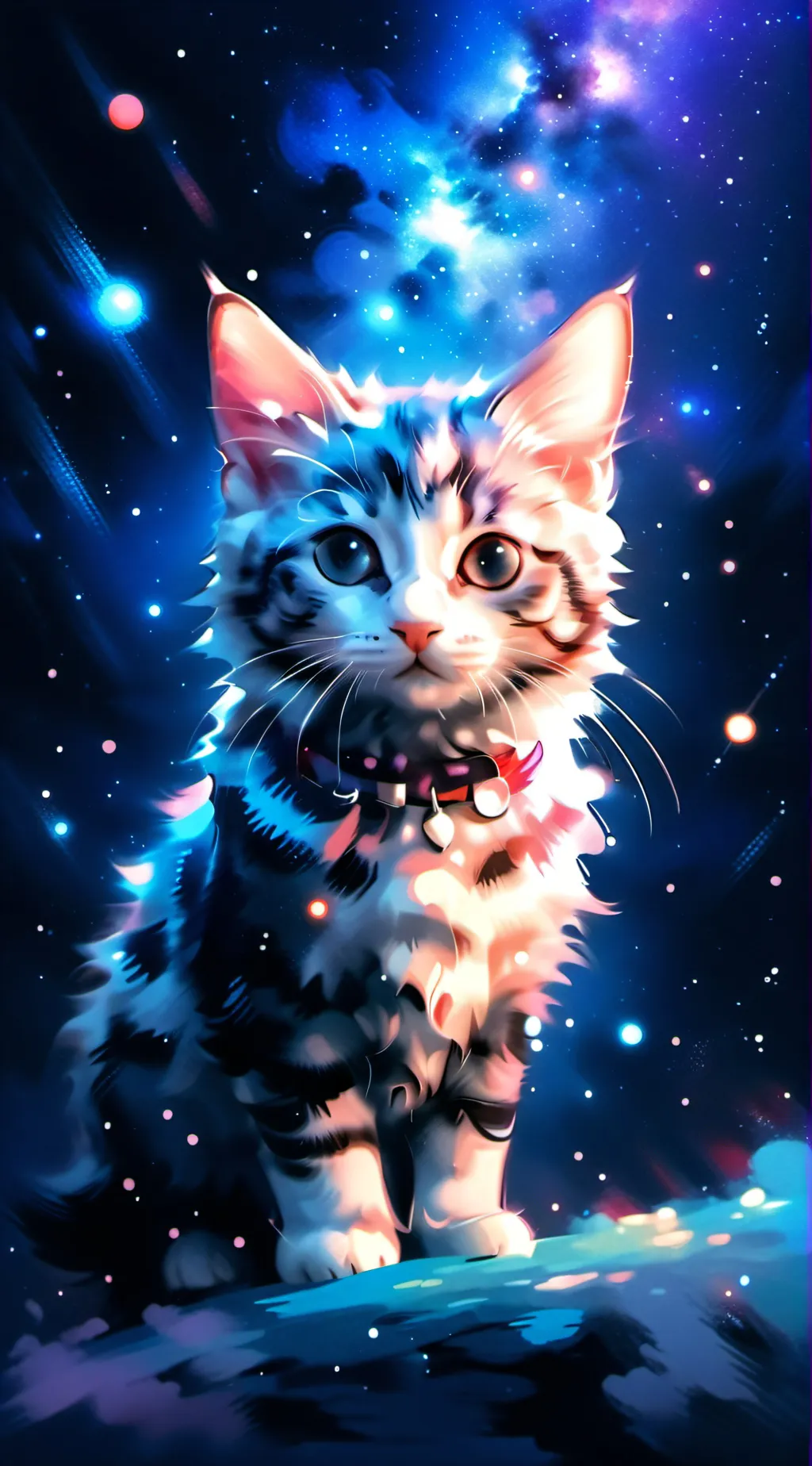 ai character: kitten background