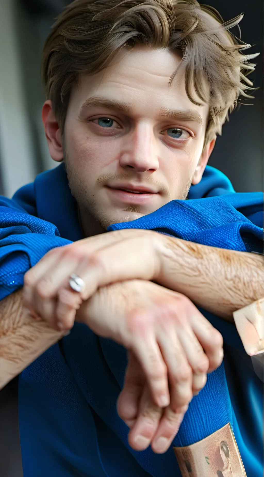 ai character: Man background