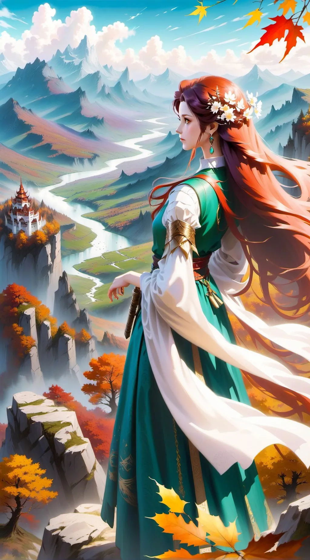 ai character: Autumn Hatoko background