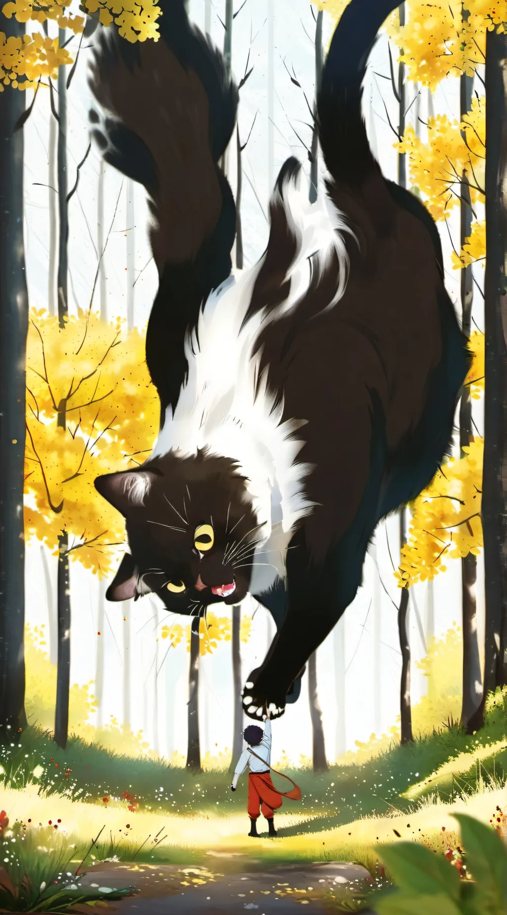 ai character: cat background