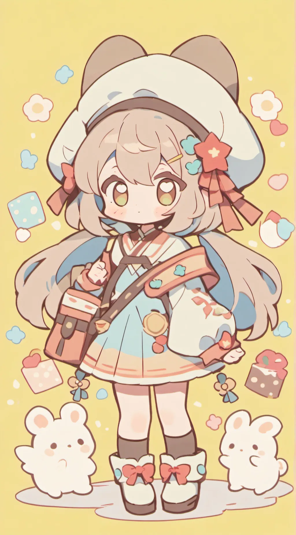 ai character: catnapXmy oc background