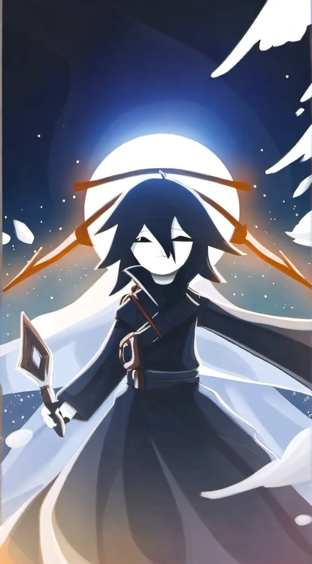 ai character: Miss circle sus background