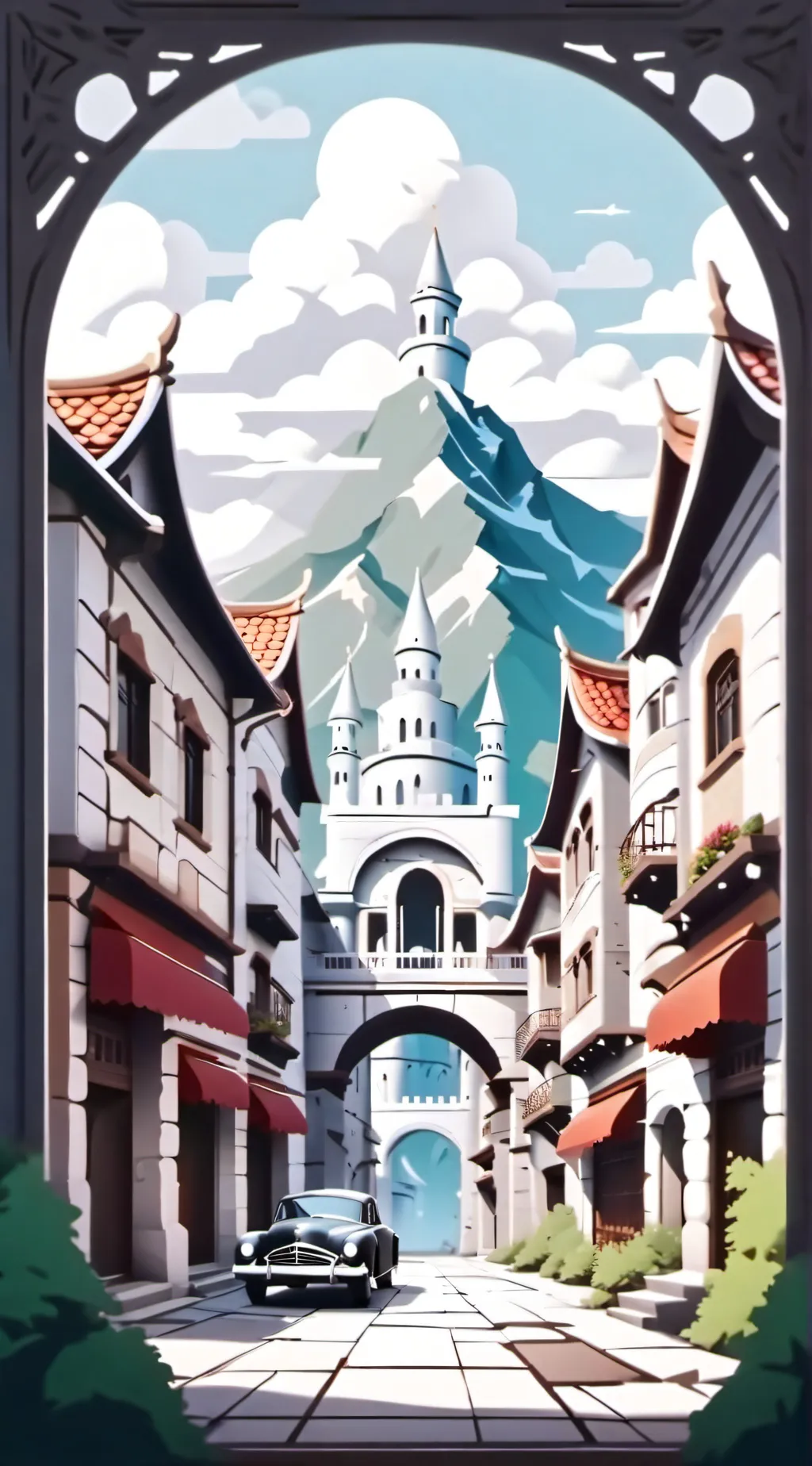 ai character: Pawd car kingdom! background
