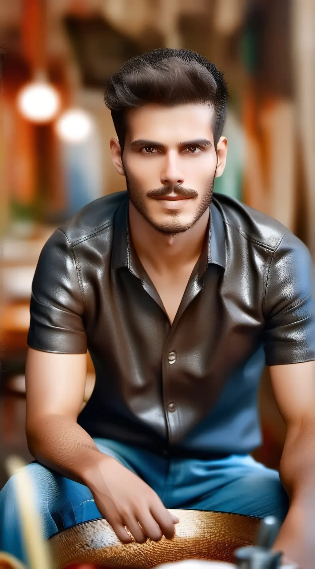 ai character: Adam  background