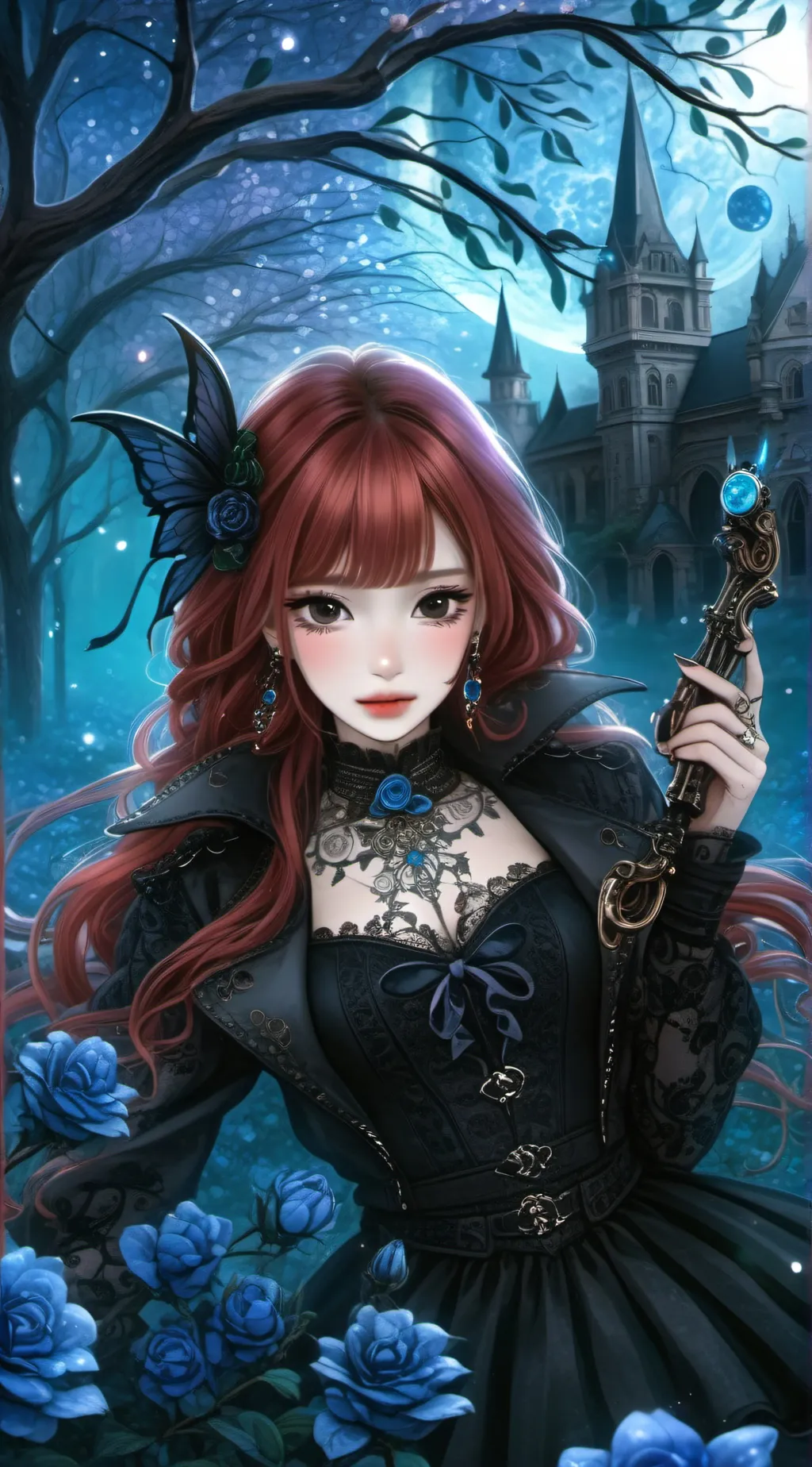 ai character:  amelia  background
