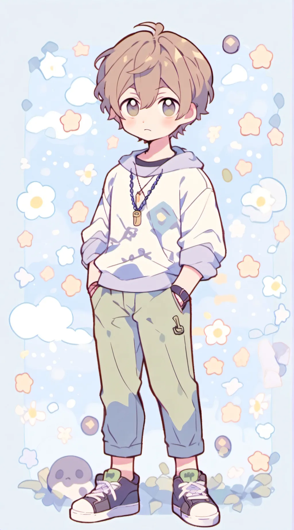 ai character: ○-Nathaniel-● background