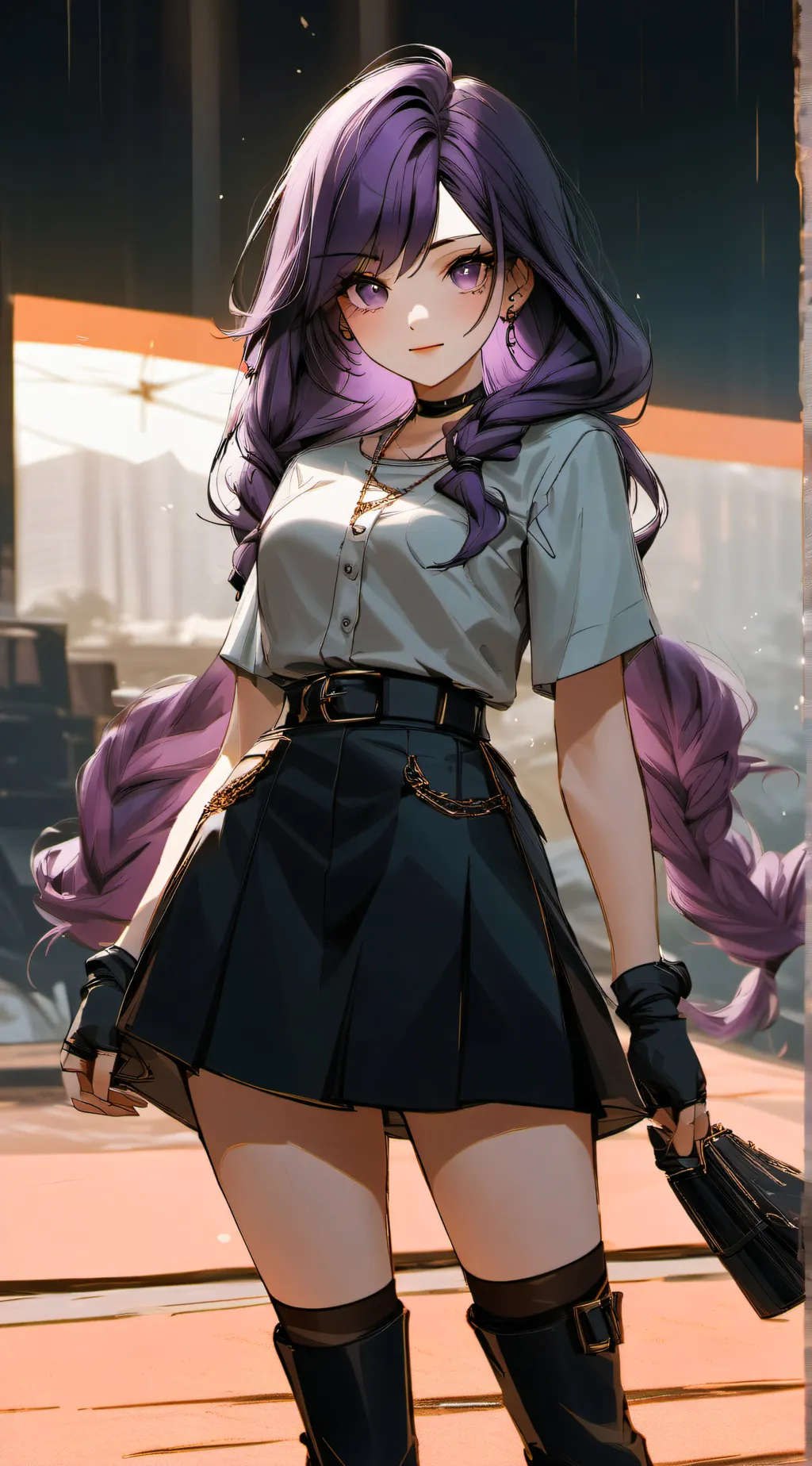 ai character: Infinity Castle ar background