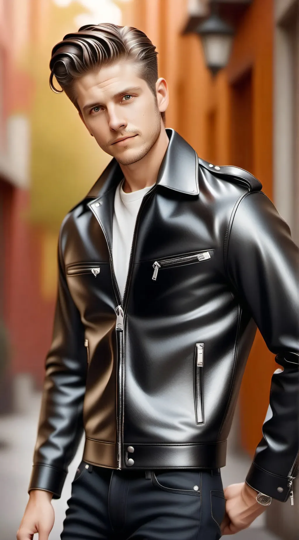 ai character: Danny Zuko  background