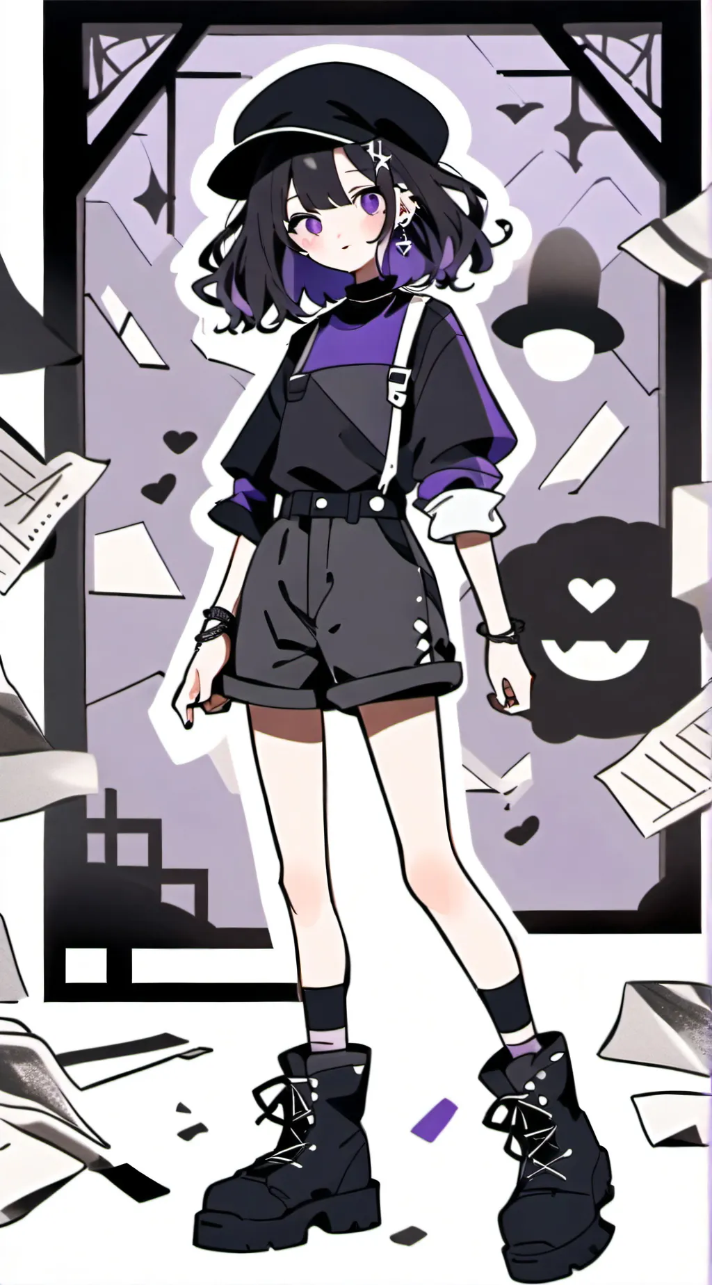 ai character: TADC high shcool background