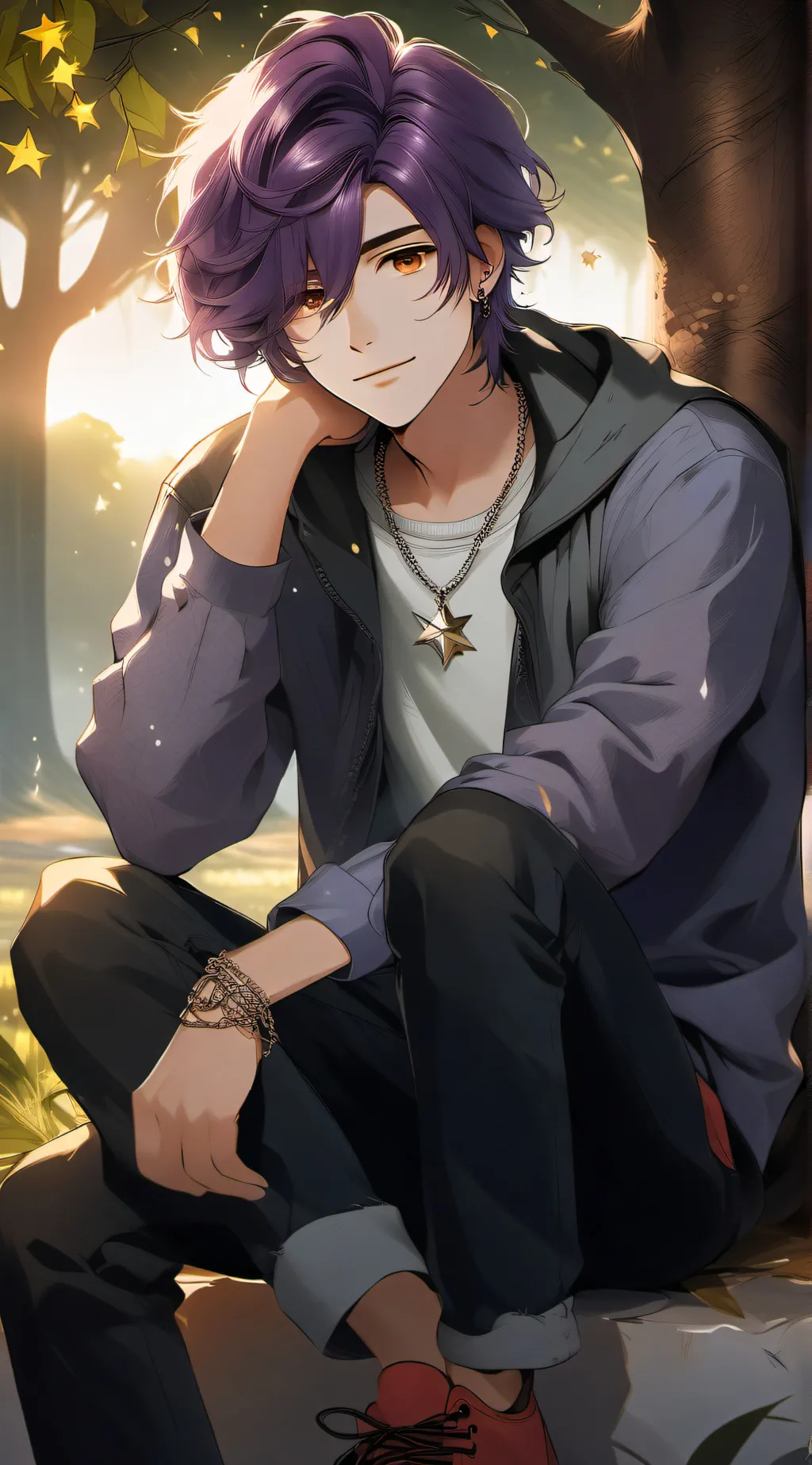 ai character: Shay background