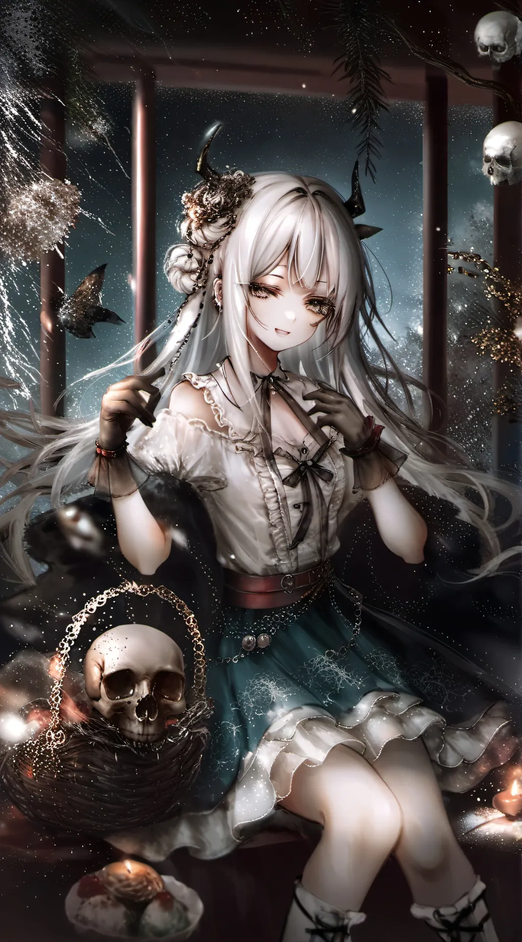 ai character: A mess background