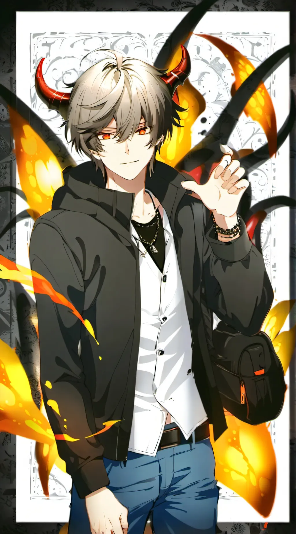 ai character: xDemon Stream background