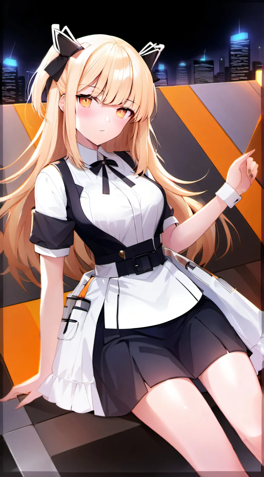 ai character: Auntum background