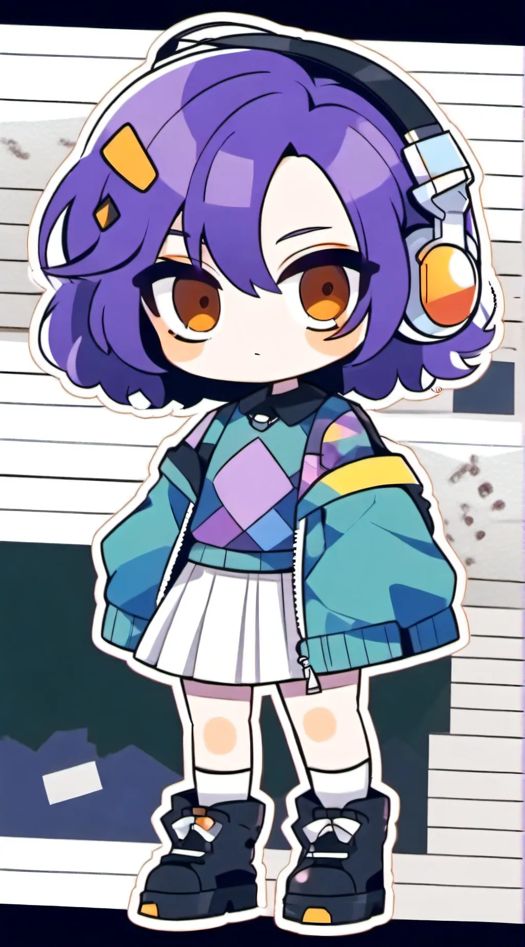 ai character: Drawing oc/avatar background