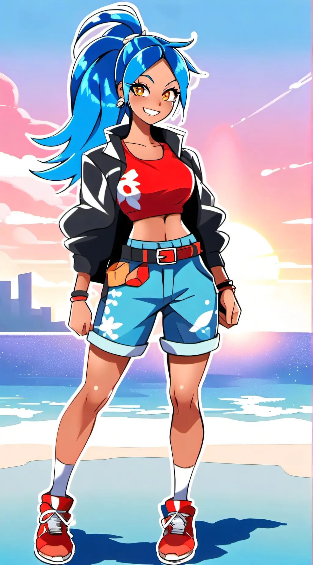 ai character: Feraligatr background