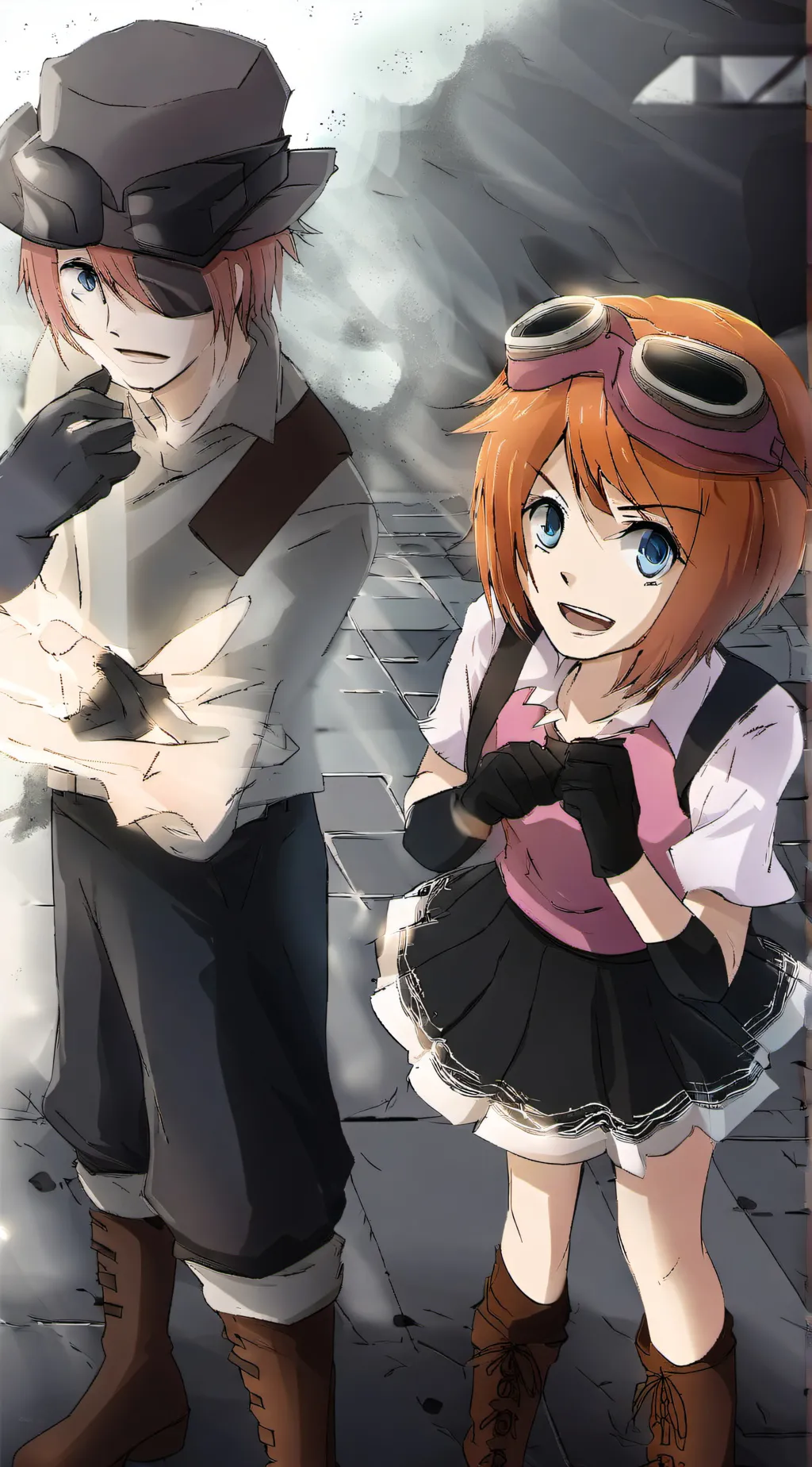 ai character: Koala one piece background