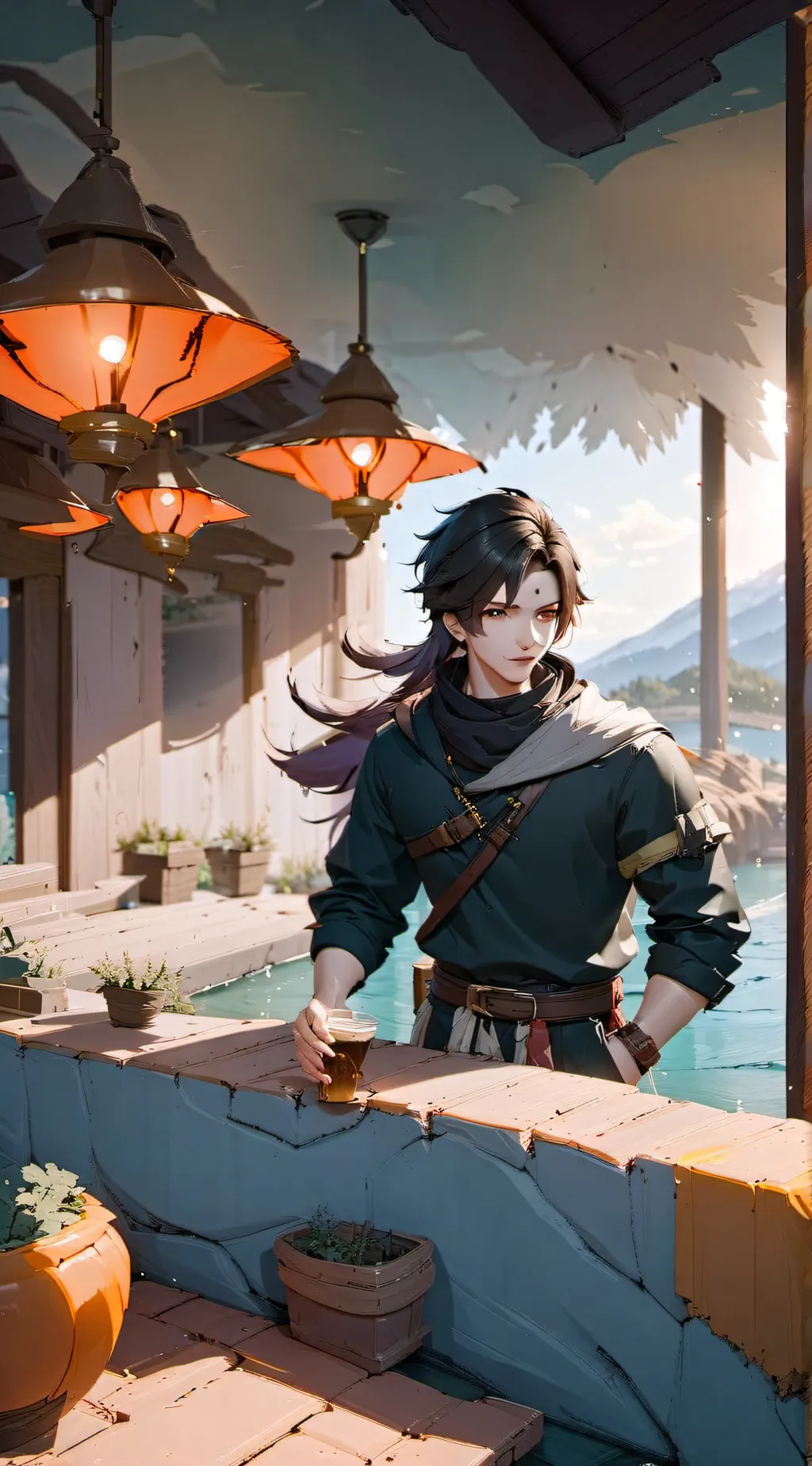 ai character: Lukas background