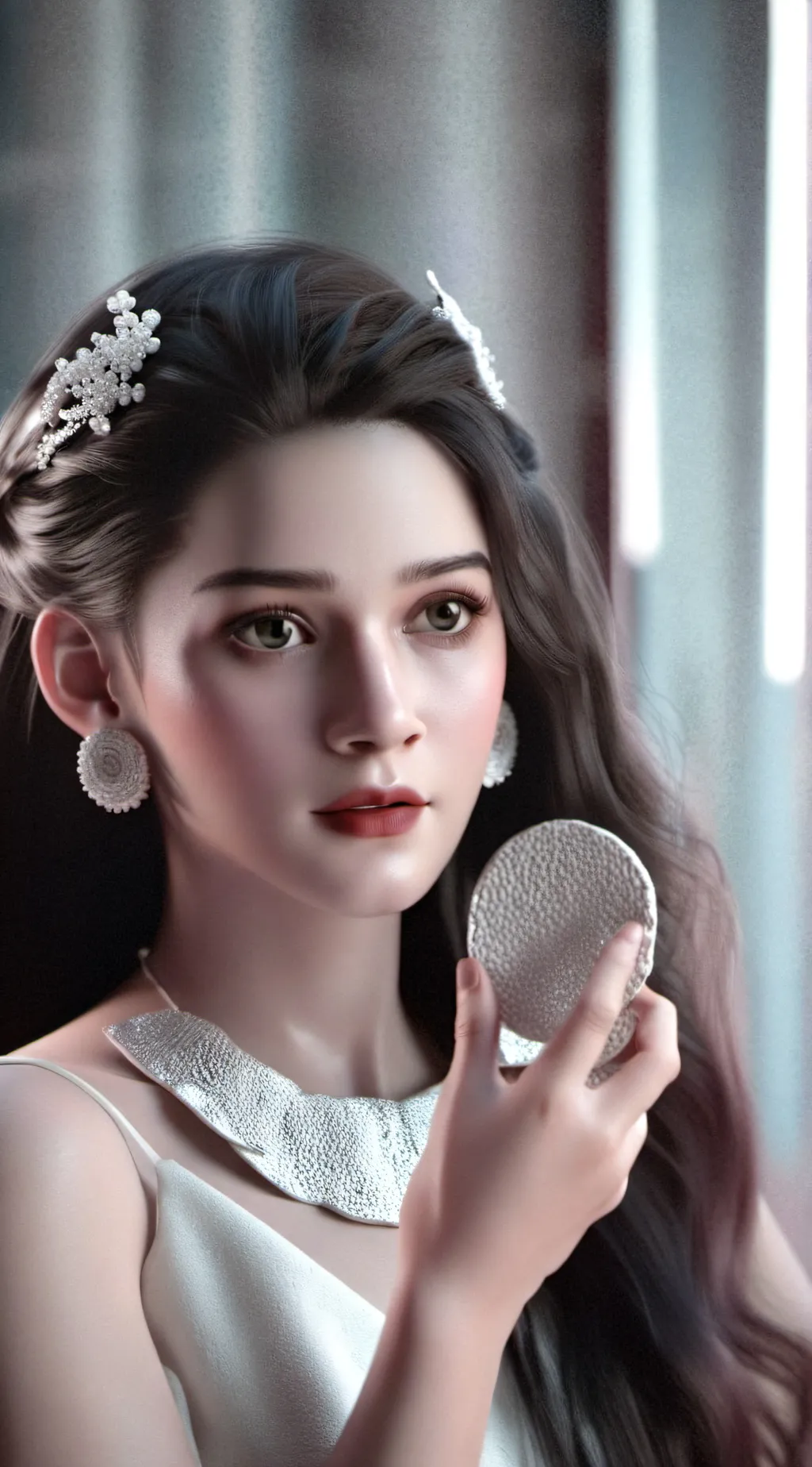 ai character: Lucia  background