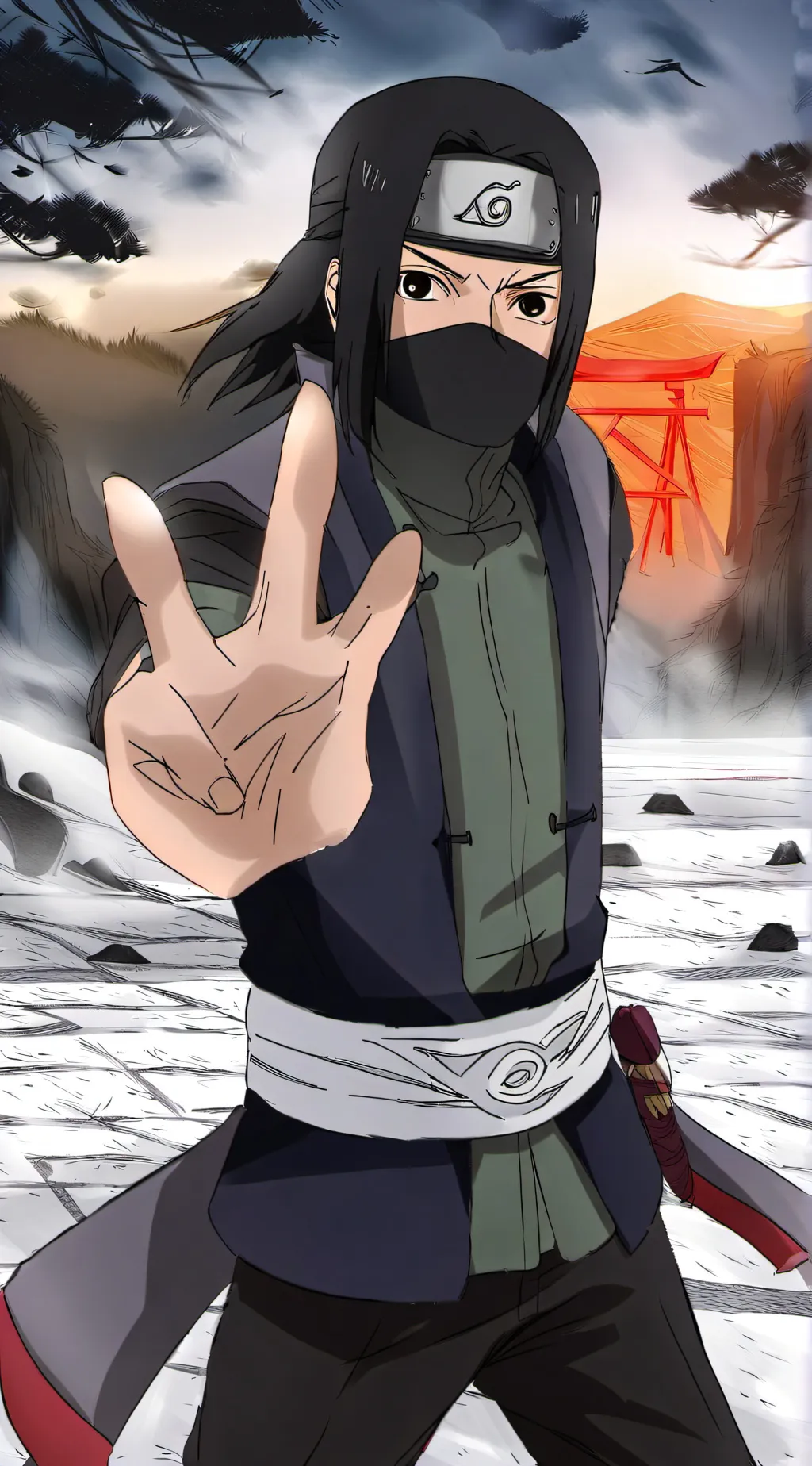 ai character: itachi background