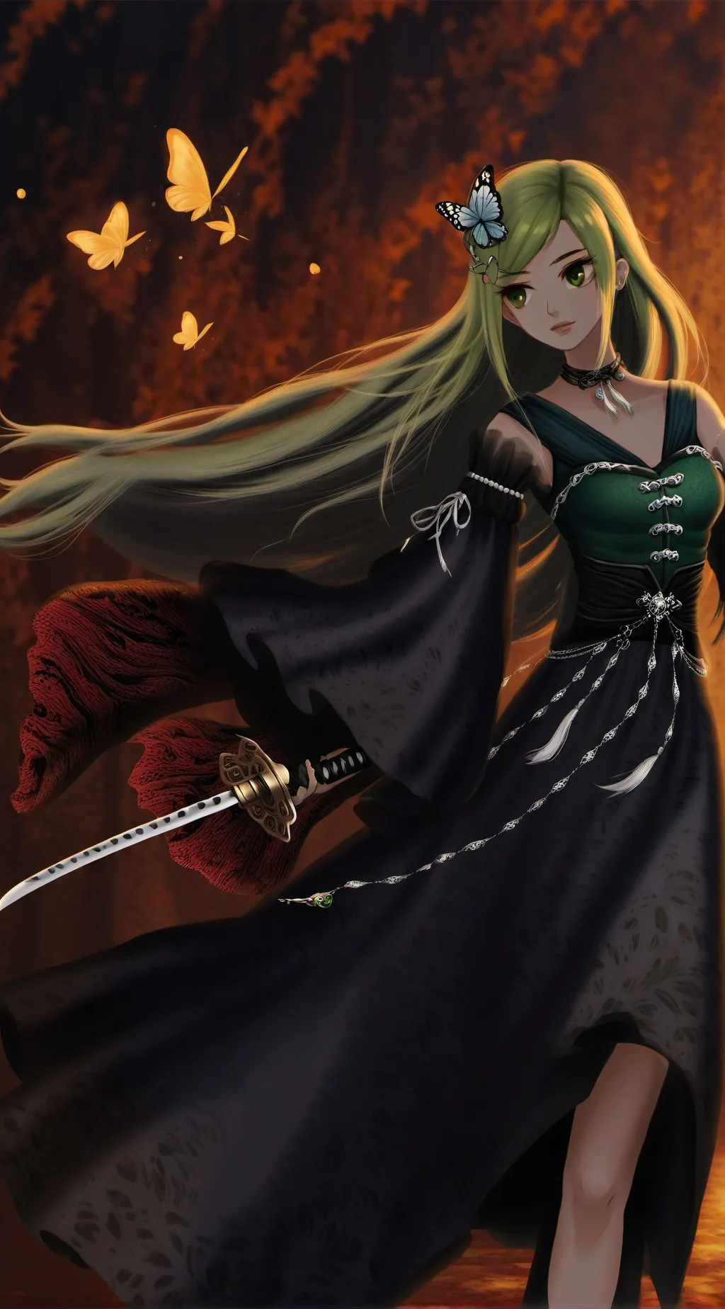 ai character: New hashira background