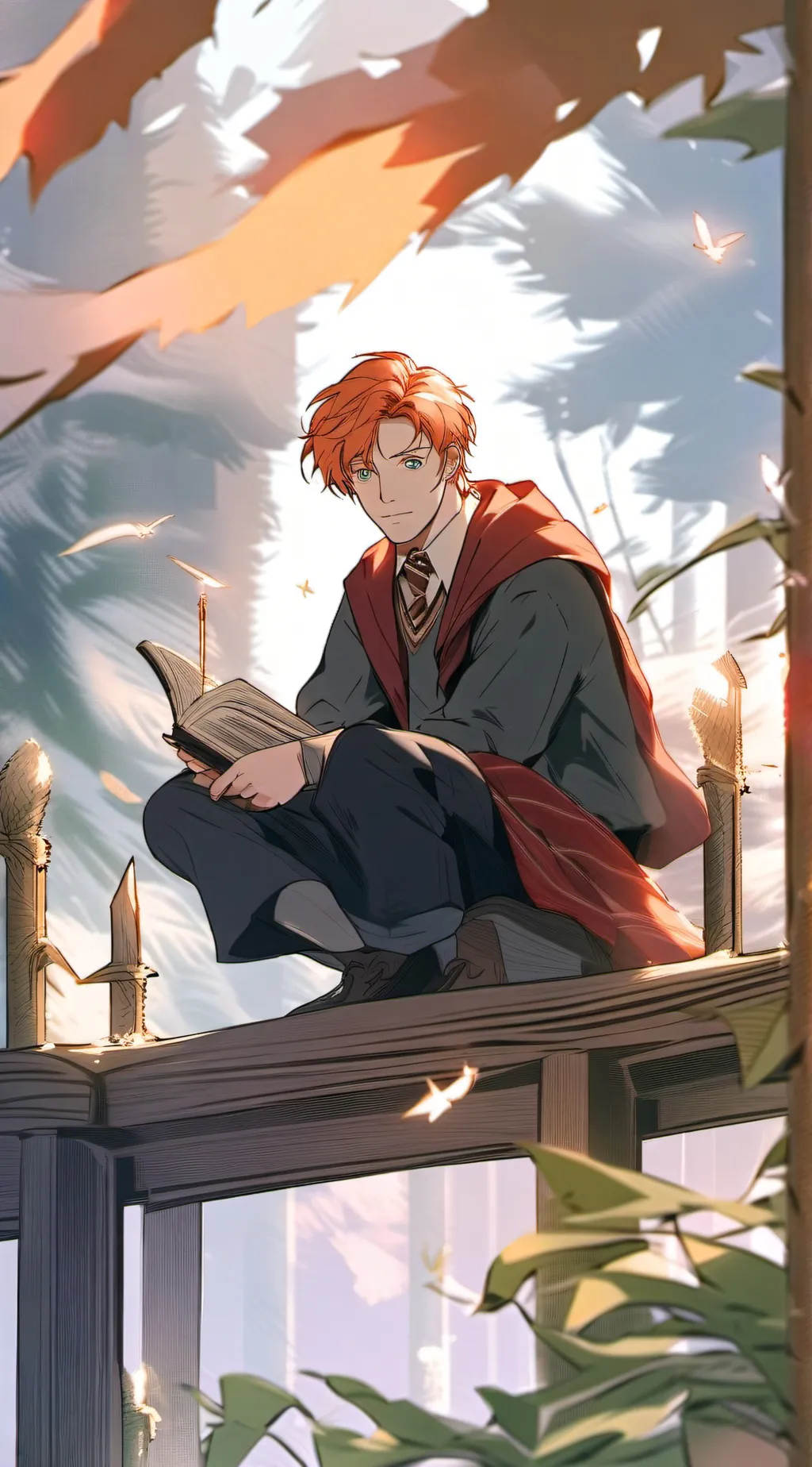 ai character: Ron background
