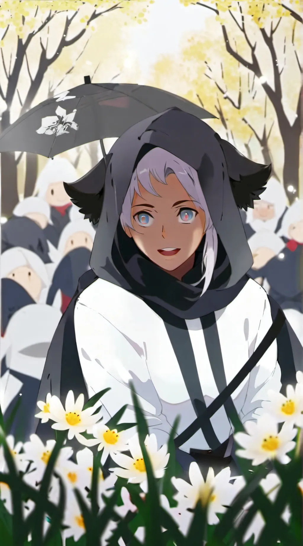 ai character: Flicker game background