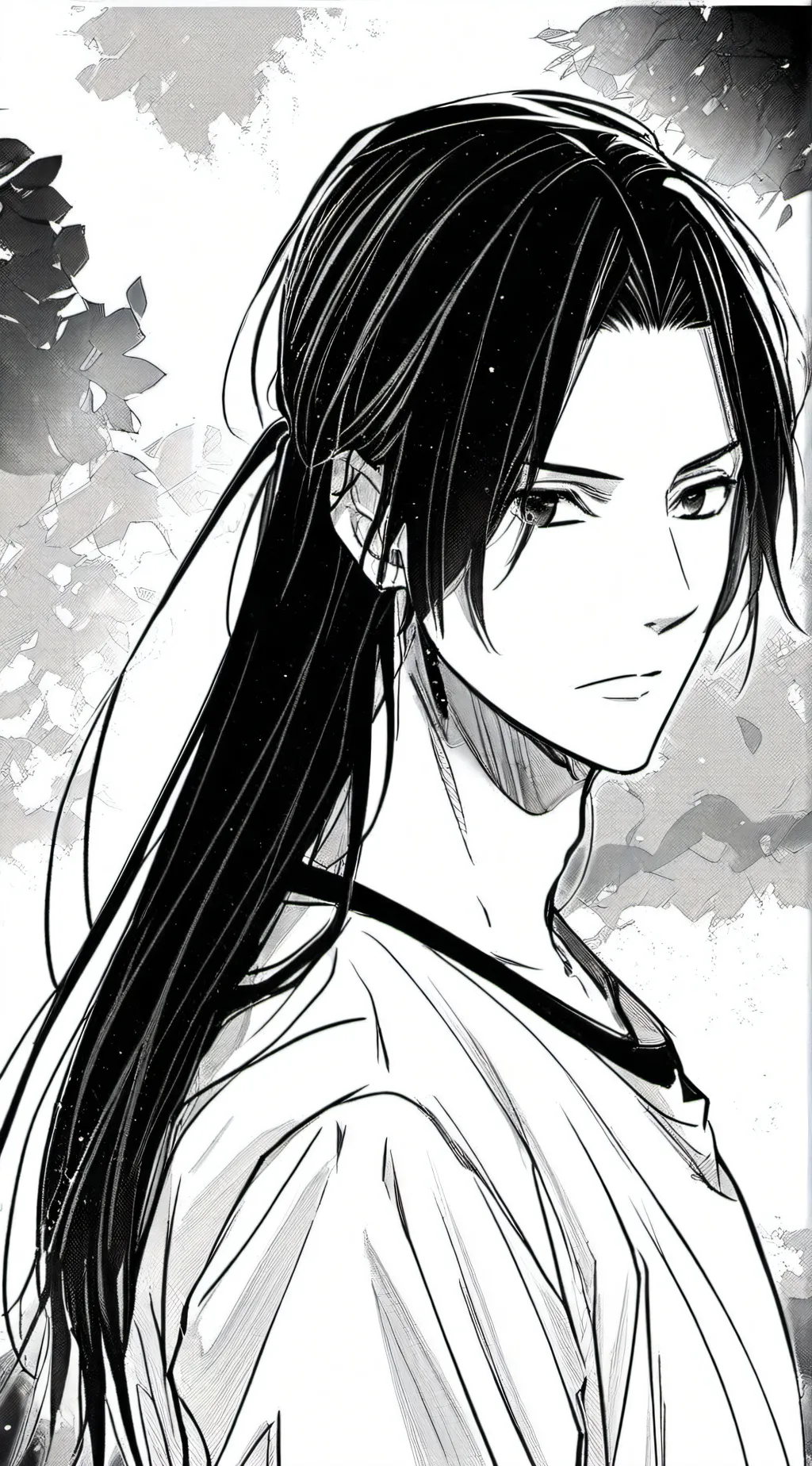 ai character: Aaron🖤 background