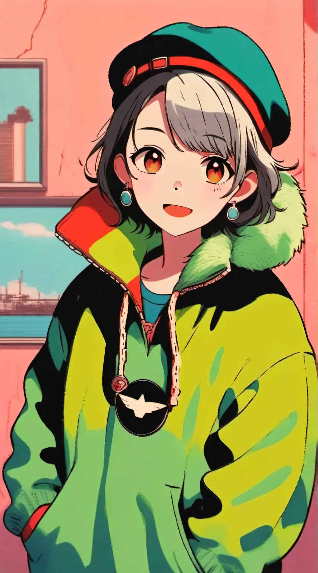 ai character: Ruby and aaron background